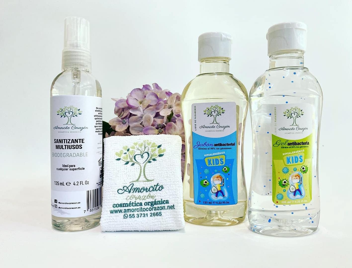 Kit Kids Sanitizante Antibacterial