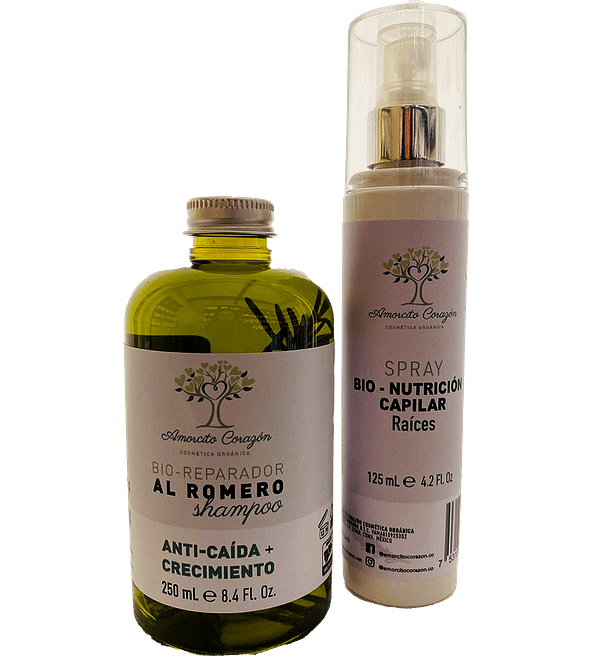 Amorcitocorazon Kit para detener caida de cabello