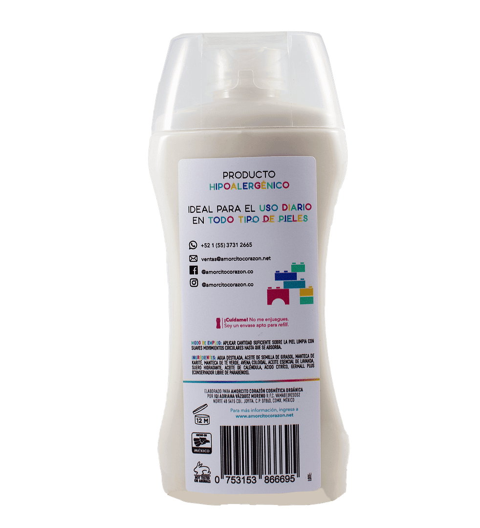 LECHE CORPORAL NUTRITIVA LAVANDA Y AVENA - Image 2