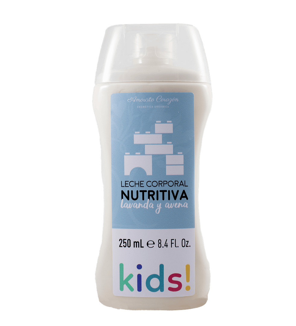 Leche corporal nutritiva lavanda y avena Amorcito Corazon